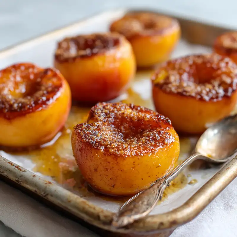 Cinnamon Honey Baked Peaches: Delicious Recipe