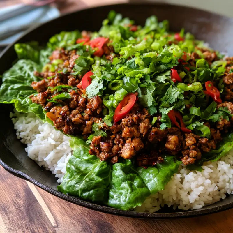 Firecracker Ground Chicken