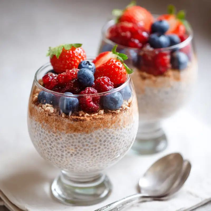 Psyllium Husk Powder Chia Pudding