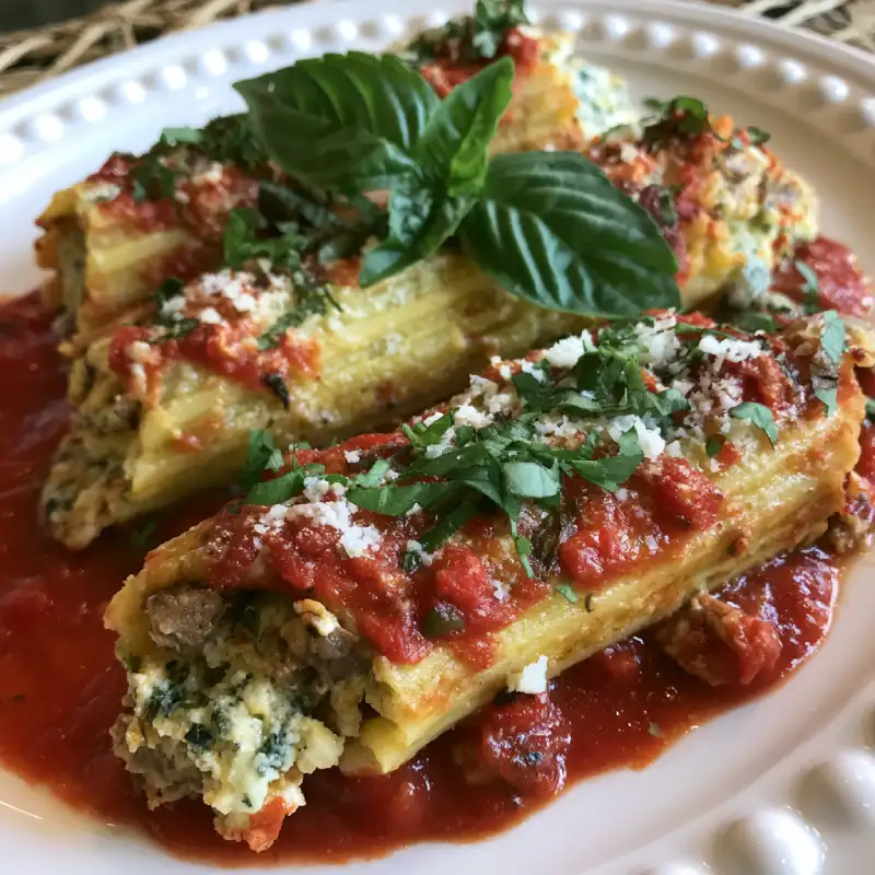 Gluten Free Manicotti