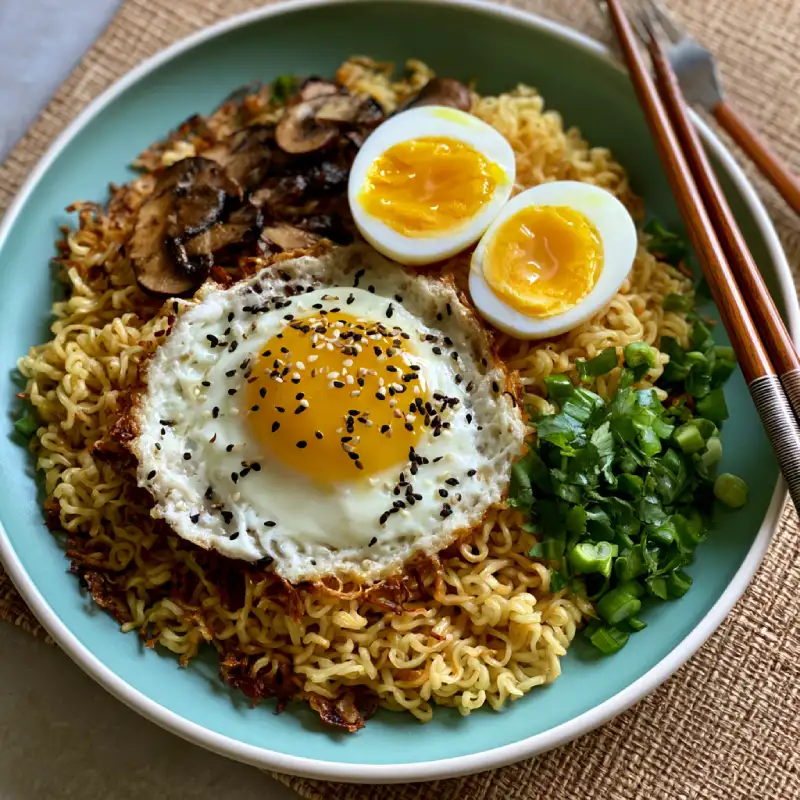 Sheet Pan Crispy Ramen